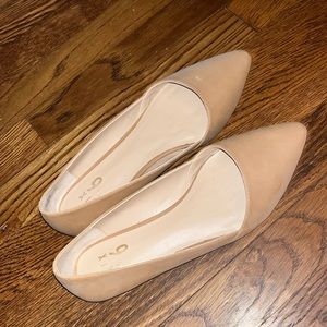 Beautiful Mix No.6 ballet flats in nude